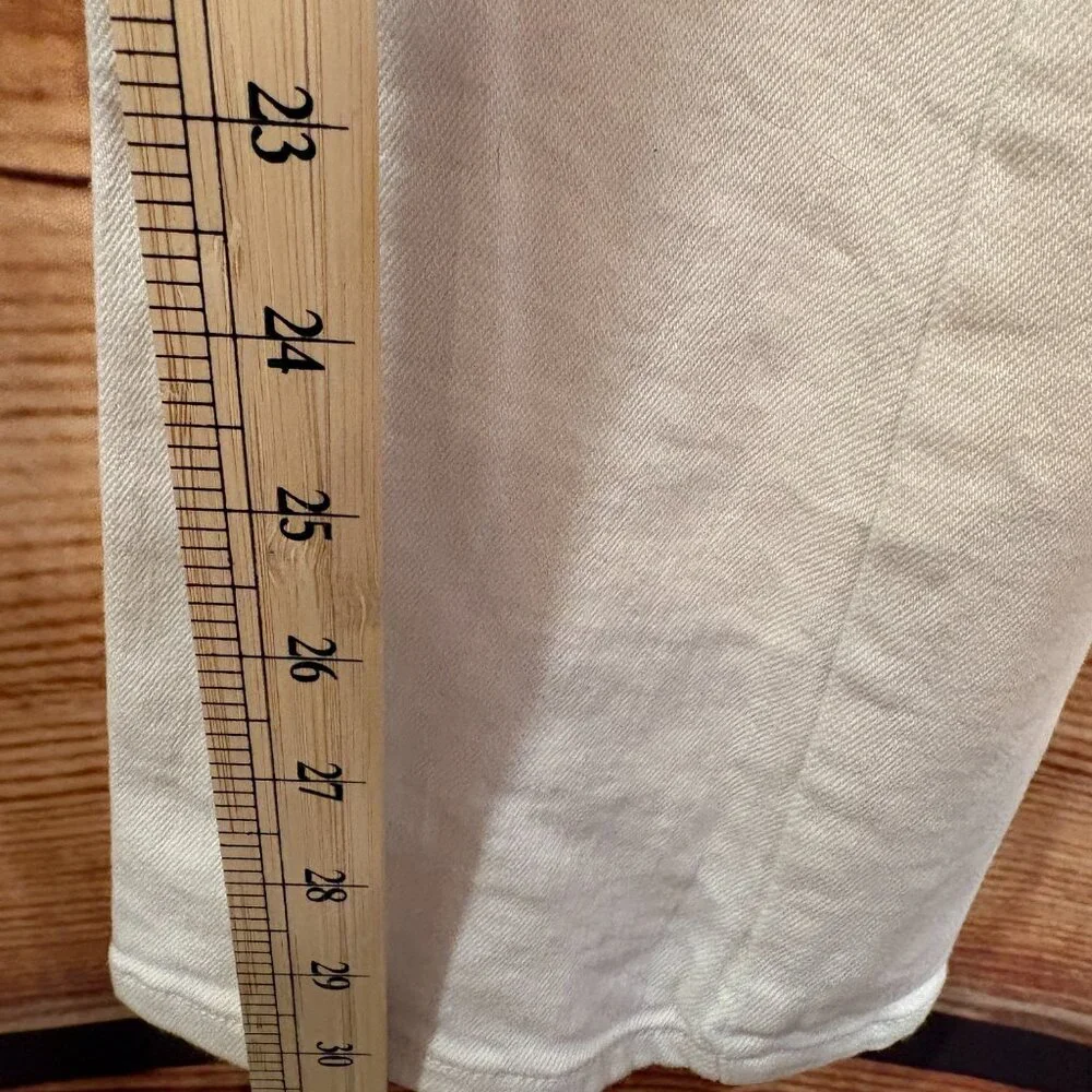A/X Armani Exchange Womens White Skinny‎ Bootcut Y2K Jeans Size 28S